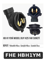 HB H1 YENİ MODEL DUY H25 FAR SOKETİ