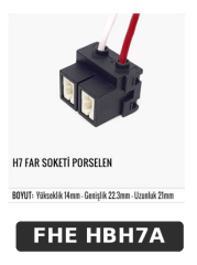 H7 FAR SOKETİ PORSELEN