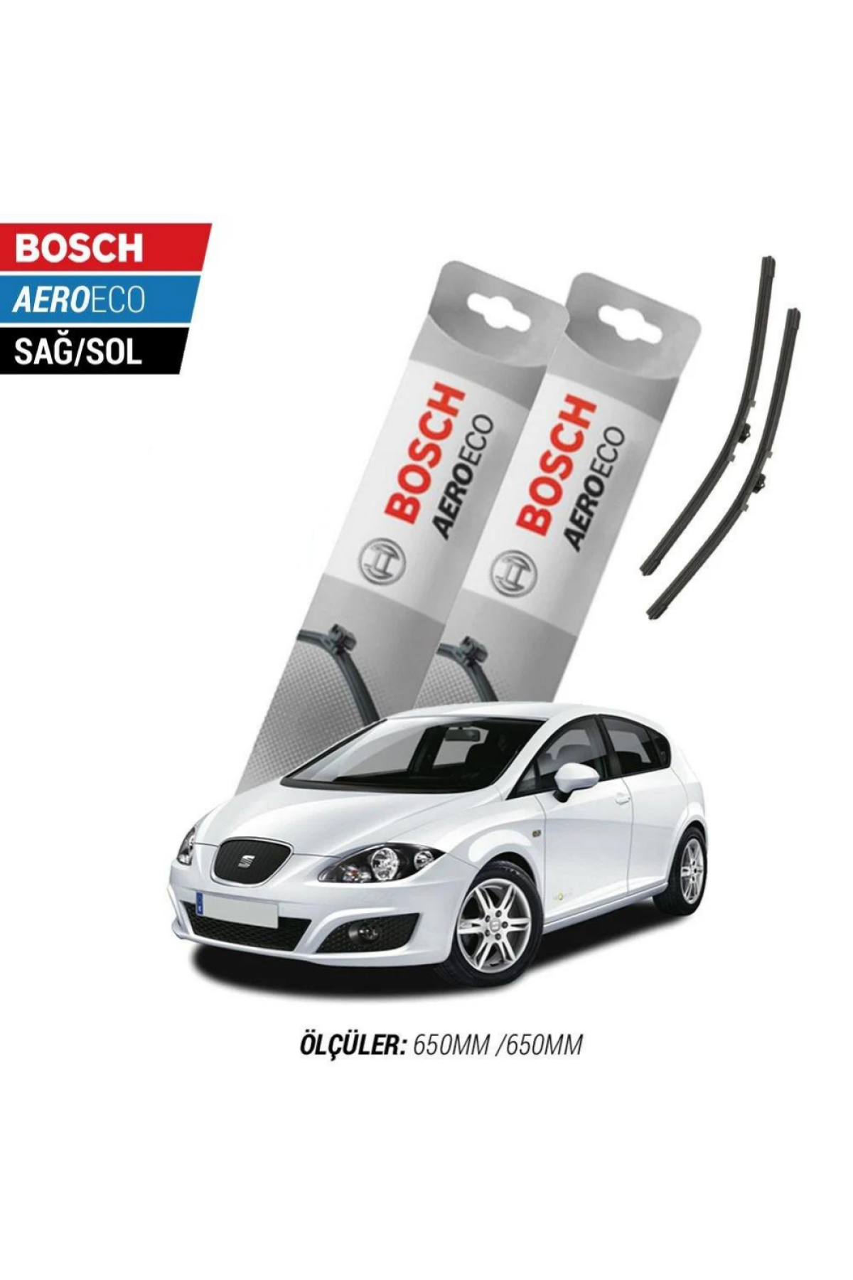 Seat Leon 2009 Model Bosch Aeroeco Muz Silecek Takımı