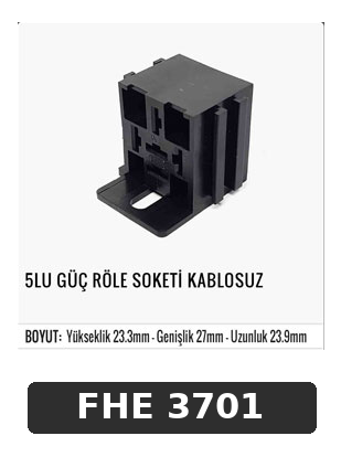 5LÜ GÜÇ ROLE SOKETİ KABLOSUZ