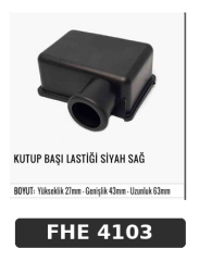 KUTUP BAŞI LASTİĞİ SİYAH SAĞ