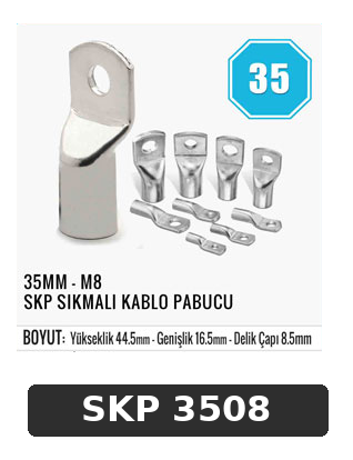 35MM - M8 SKP SIKMALI KABLO PABUCU