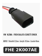 VW KLİMA -FREN BALATA SOKETİ ERKEK