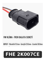 VW KLİMA - FREN BALATA SOKETİ