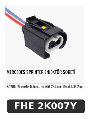 MERCEDES SPRİNTER ENJEKTÖR SOKETİ