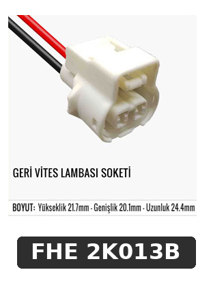 GERİ VİTES LAMBASI SOKETİ