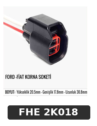 FORD - FİAT KORNA SOKETİ
