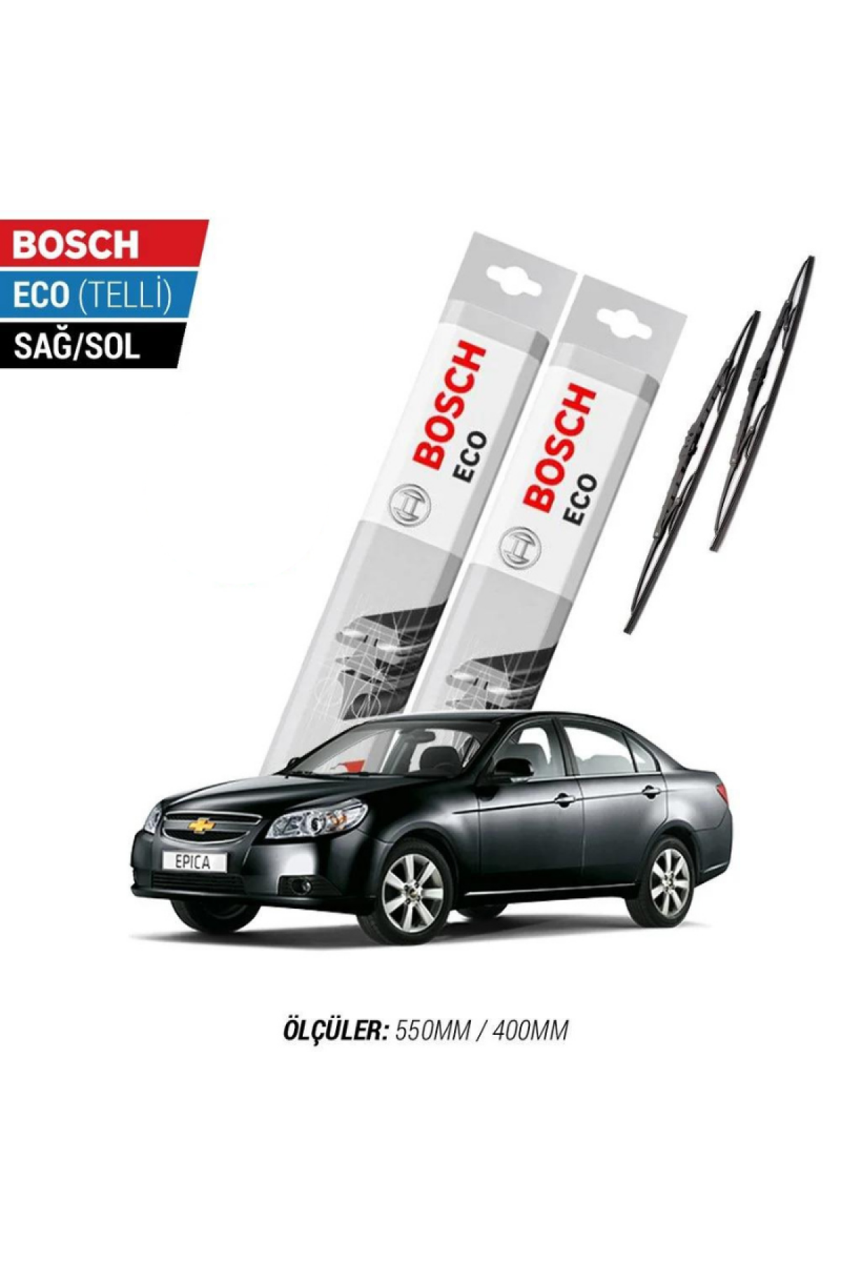 Chevrolet Epica 2006 Model Silecek Takımı Bosch Eco (Telli)