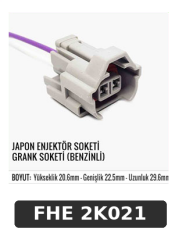 JAPON ENJEKTÖR SOKETİ. GRANK SOKETİ (BENZİNLİ)