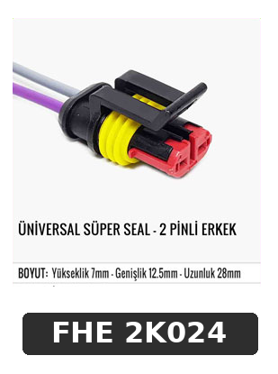 ÜNİVERSAL SÜPER SEAL - 2 PİNLİ ERKEK