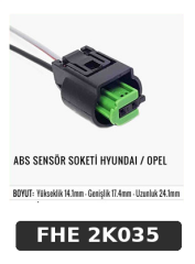 ABS SENSÖR SOKETİ HYUNDAİ / OPEL