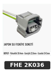 JAPON SU FISKİYE SOKETİ