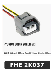 HYUNDAİ BOBİN SOKETİ GRİ