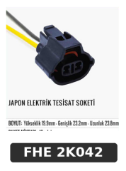 JAPON ELEKTRİK TESİSAT SOKETİ