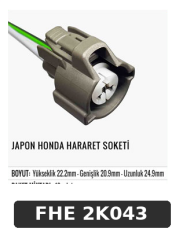 JAPON HONDA HARARET SOKETİ