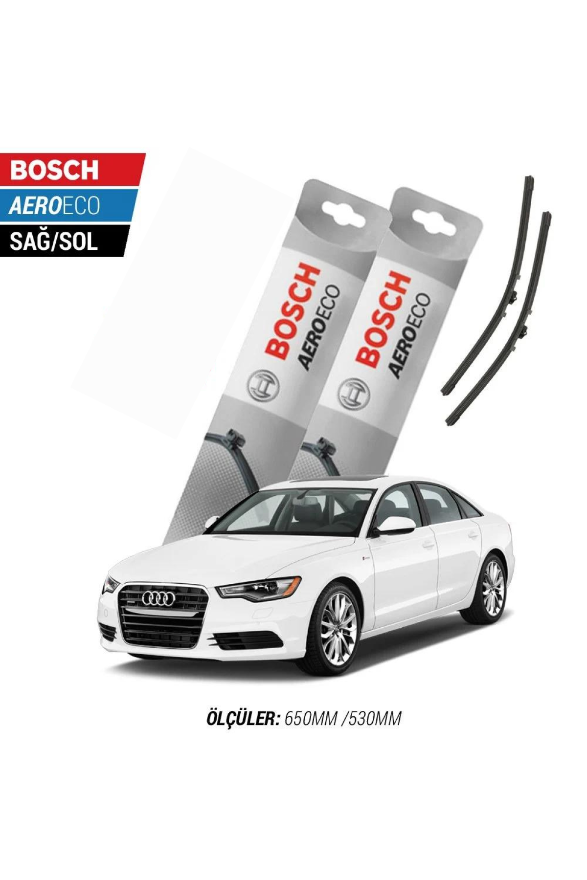 Audi A6 2001 Model Bosch Aeroeco Muz Silecek Takımı