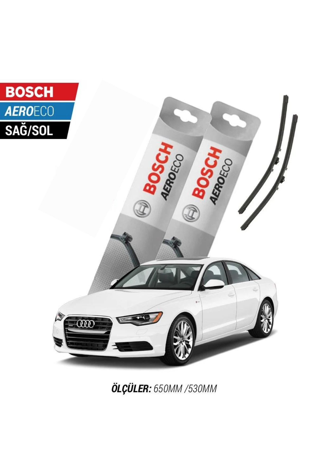 Audi A6 2011 Model Bosch Aeroeco Muz Silecek Takımı