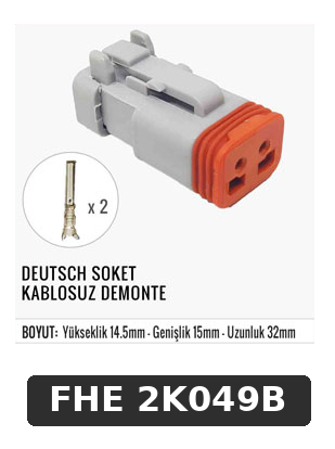 DEUTSCH SOKET KABLOSUZ DEMONTE