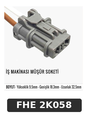 İŞ MAKİNASI MÜŞÜR SOKETİ