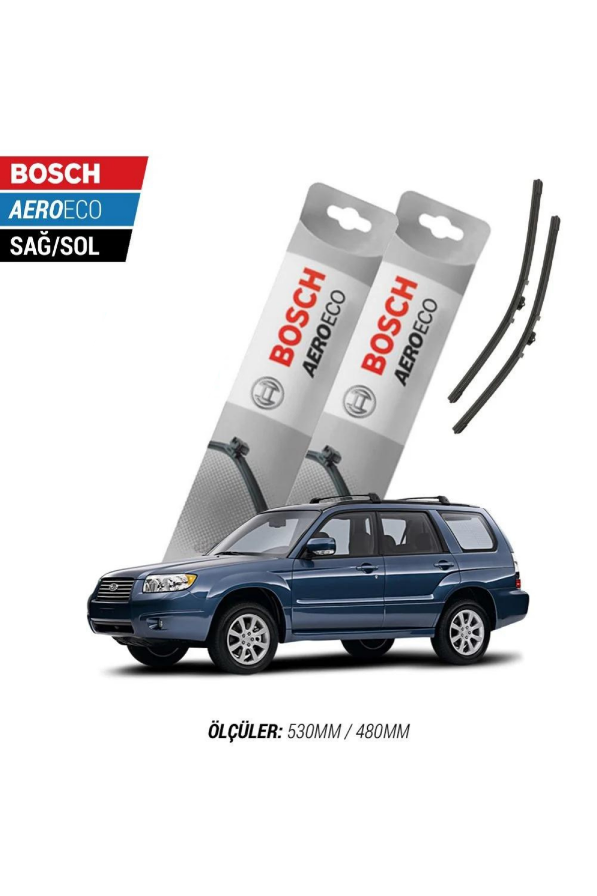 Subaru Forester 1998 Model Bosch Aeroeco Muz Silecek Takımı