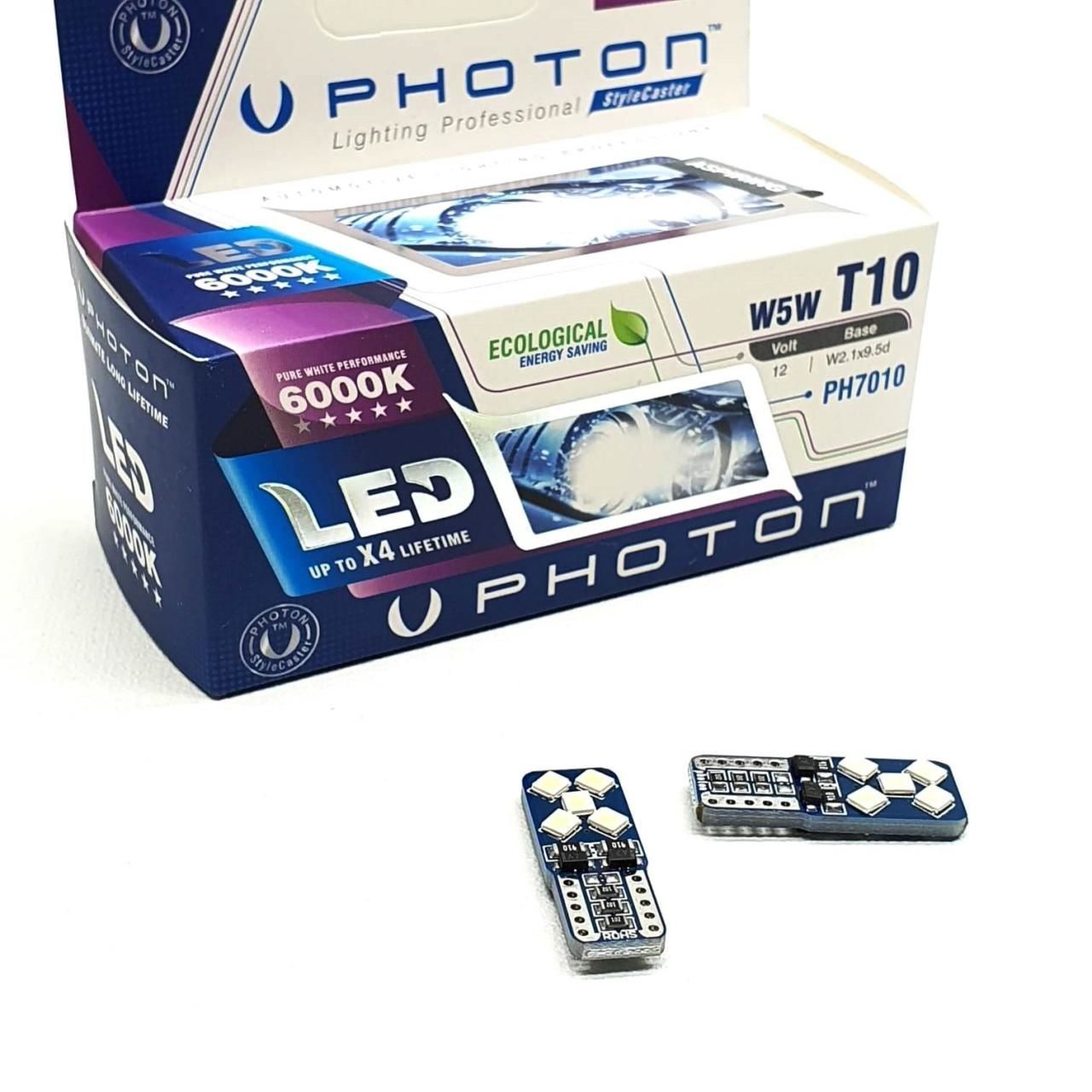 Photon T10 W5W 12V Beyaz Led PH7010 (2 Adet)